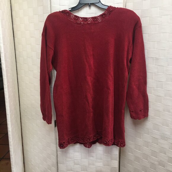 Vintage Colleen's Collectibles red sweater size medium - Picture 12 of 12